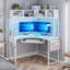 Bureau triangulaire avec huche Athelia-96917414