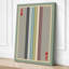 Striped Ace of Diamonds Geometric - Wrapped Canvas-926580400-926580405