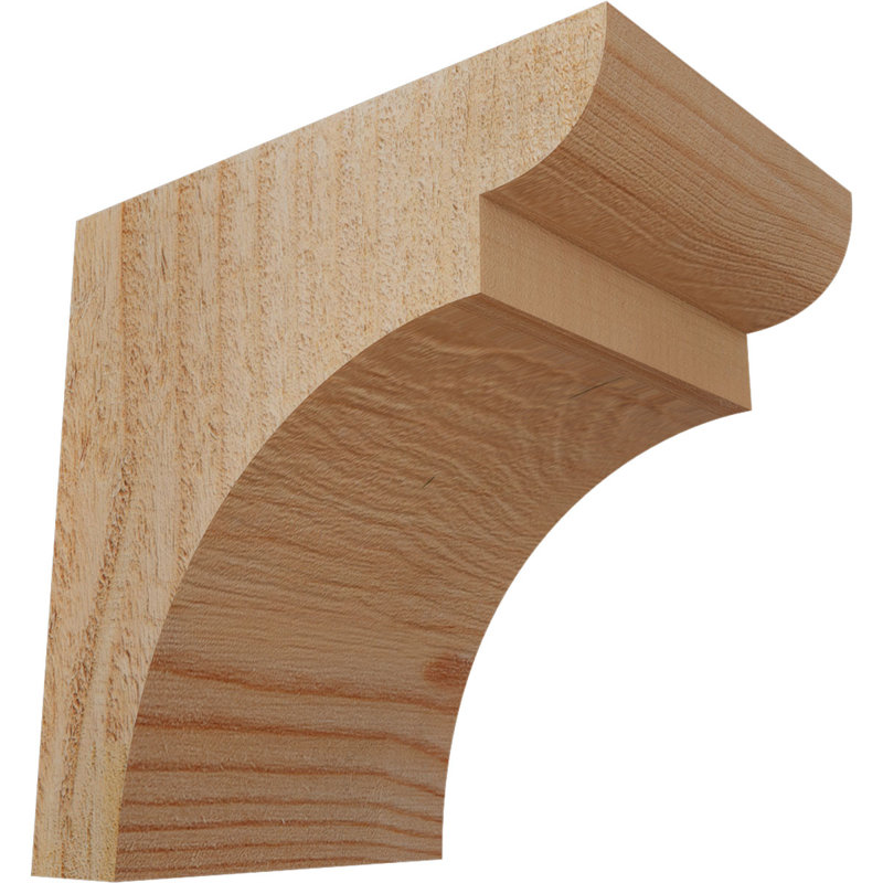 Yorktown Corbel, H 6 po x l 4 po x P 6 po, Sapin de Douglas, Sciage brut