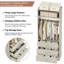 Système de placard d'angle 63,2 po x l 39,2 po x H 80 po, système d'organisation de placard autoportant avec 3 tiroirs-170754799