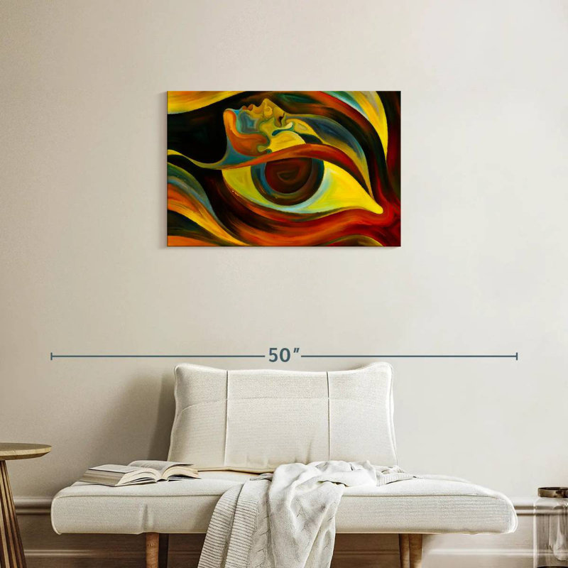 Alcaraz Human Faces Abstract, 20'' H x 30'' W