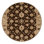 Machine Washable Overdyed Brown Area Rug