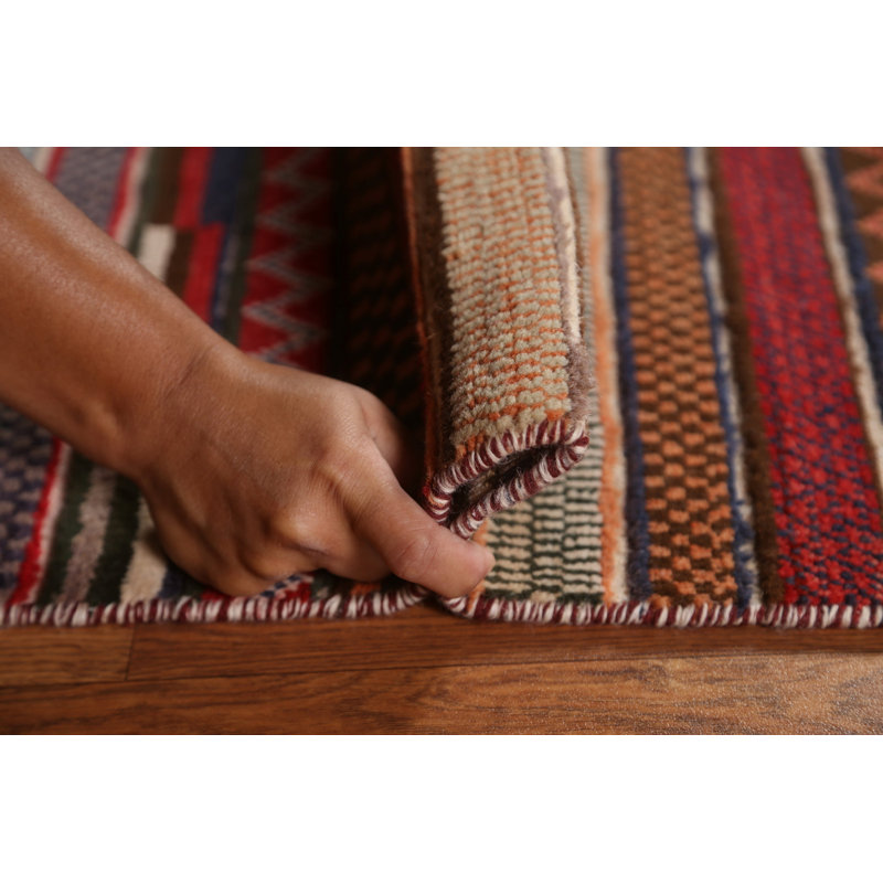 Tapis rayé Gabbeh 3 x 10