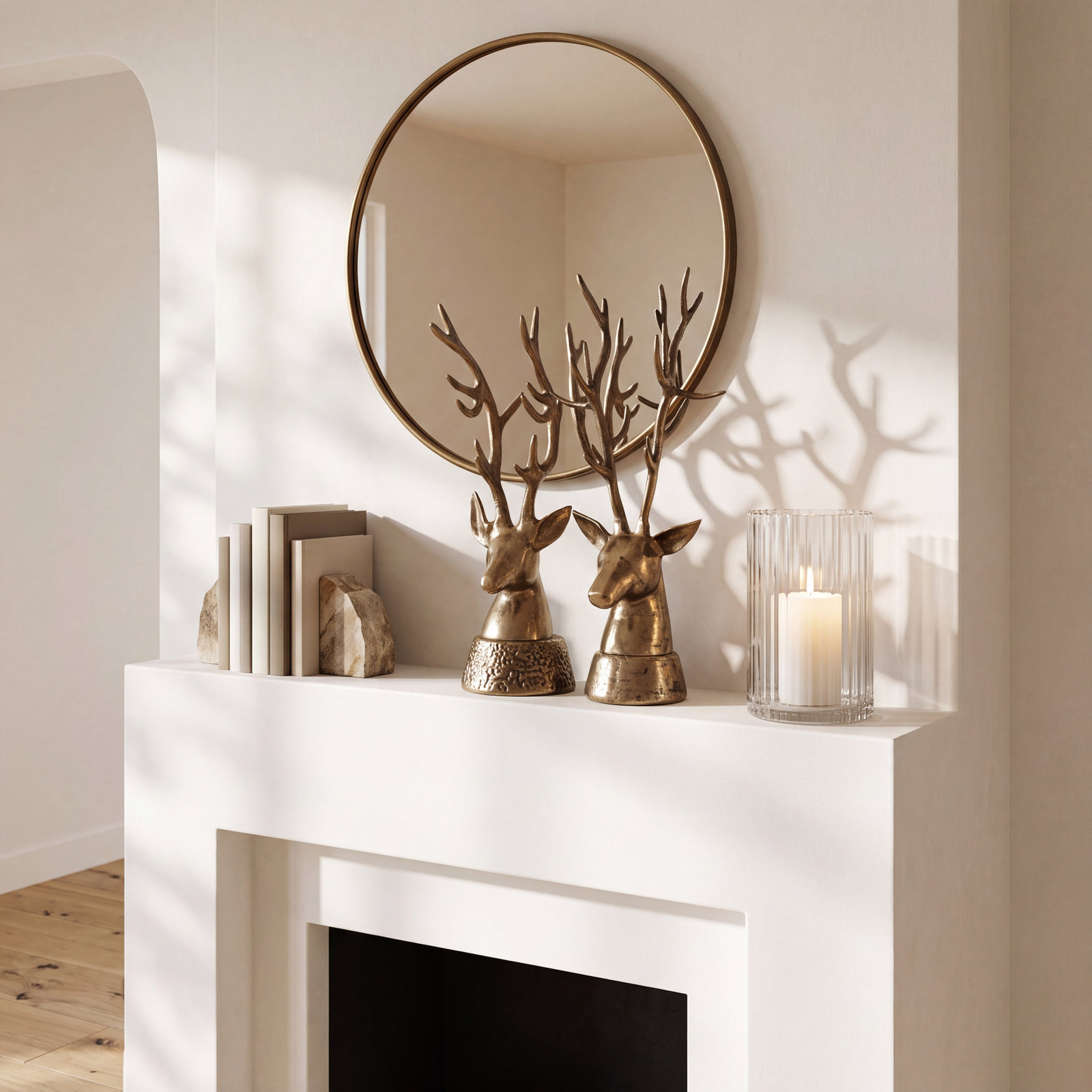 Deer Head Holiday Accent