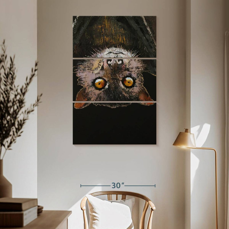 Brampt Bat, 65" H x 42" W