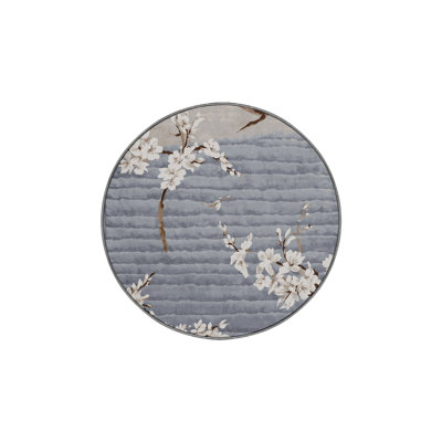 Machine Washable Gray Area Rug