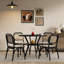 4 pièces 31,49 pouces table basse ronde avec table de rangement pour 2 ou 3 tablettes-131989841