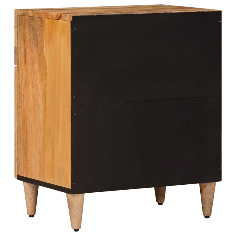 50cm W Solid Wood Bedside Table
