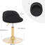 Aieden Upholstered Velvet Adjustable Height Bar Stool-1245175021