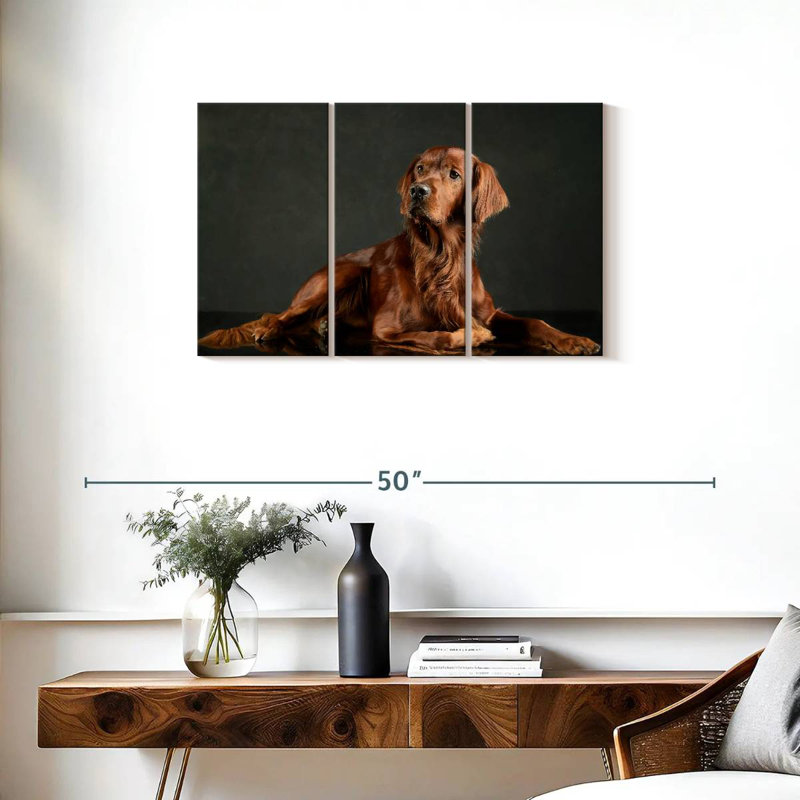 Setter irlandais fidèle, H 20 po x l 33 po