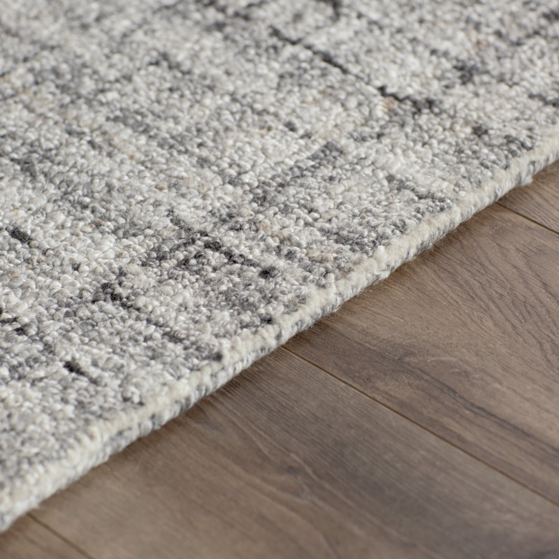 Tapis performance touffeté à la main Gudinas, Carré 6 pi