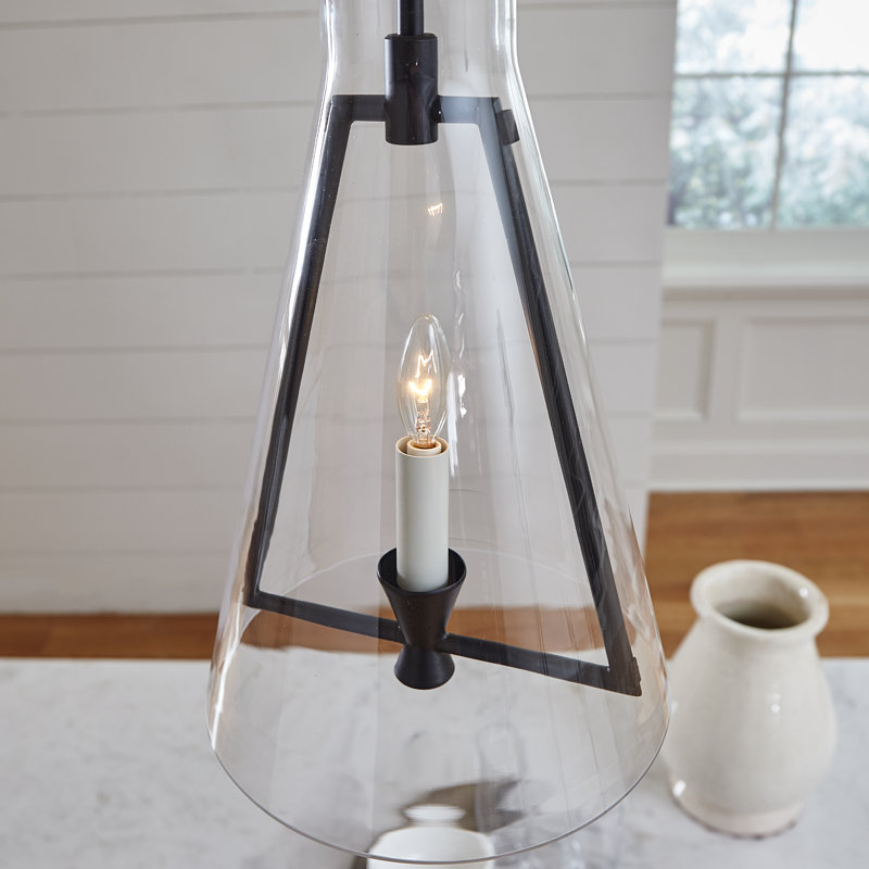 Keystone 1 - Light Pendant, 20.75" H x 11" W x 11" D
