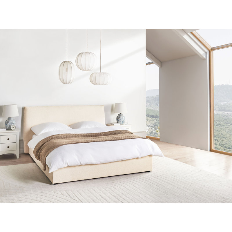 LAVAUR Upholstered Ottoman Storage Bed, European Kingsize (160 x 200 cm)