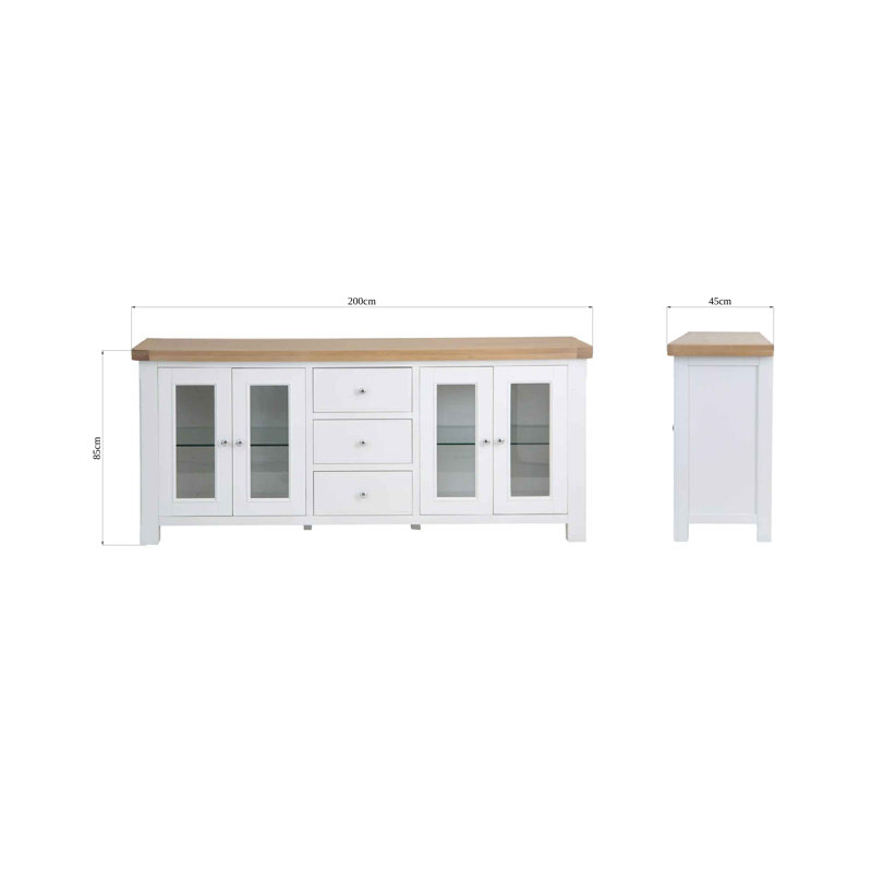 Claremont 4 Door Sideboard