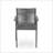 Modern Outdoor Aluminum Dining Chairs With Durable Rope Seats, Perfect For Stylish And Comfortable Patio Seating (Set Of 2)