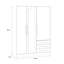 Raveaux 3 Door Manufactured Wood Wardrobe