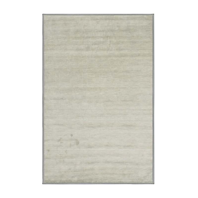 Tapis contemporain blanc cassé, Rectangle 5 pi x 8 pi