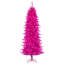 Vickerman 4.5' x 24" Hot Pink Artificial Pre-Lit Christmas Tree with 250 Pink LED Mini Lights, 437 Realistic PVC Tips, 6' Step On/Off Power Cord and Folding Metal Tree Stand.  Assembly is required.-1389488374-1389488264-1389488268