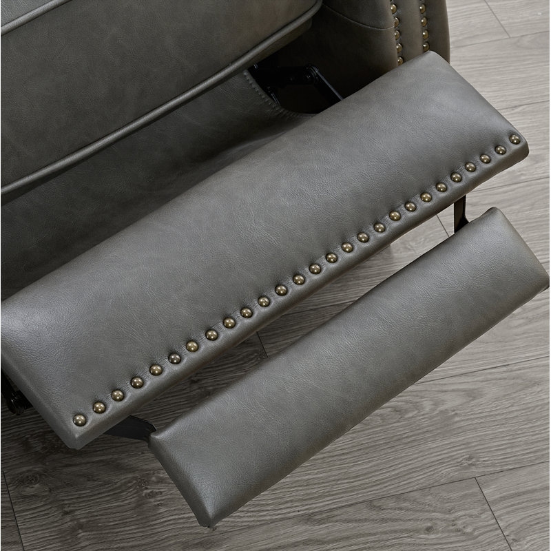 Fauteuil inclinable manuel Bracking, Similicuir gris anthracite performance