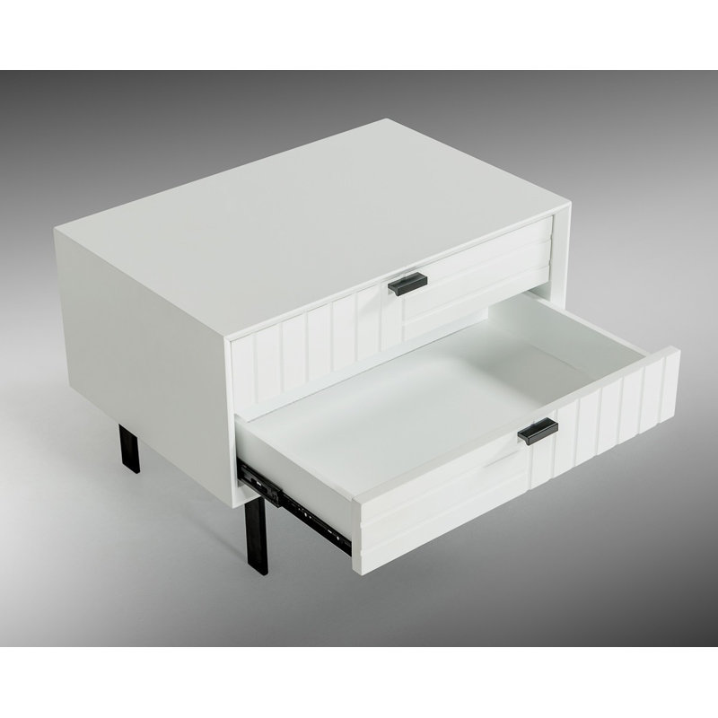 Table de chevet 2 tiroirs Sabeela