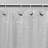 Acento Tiles PEVA Shower Liner with Black Grommets, Soft-Touch, 72" x 72", Clear-119749189