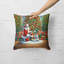 Coussin décoratif Dalmatien et Père Noël-101410272