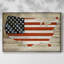 Drapeau américain encadré sur toile-94359808-94359815