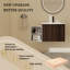 Meuble-lavabo simple avec plateau 35,63 po Duryea-1032470085