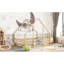 Lit de garde-corps en forme de maison avec fabrication en pin naturel-437868361