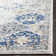 Felty Oriental Ivory/Aqua Area Rug