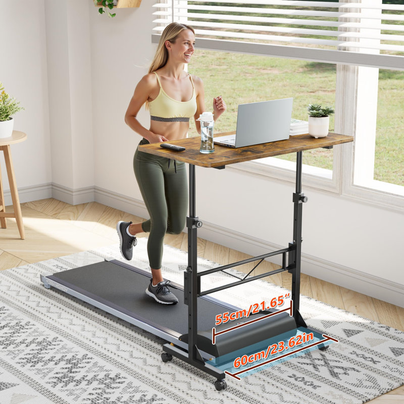 Adjustable Metal Base Computer Desk