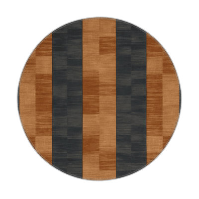 Checkered Gray Indoor and Outdoor Area Rug