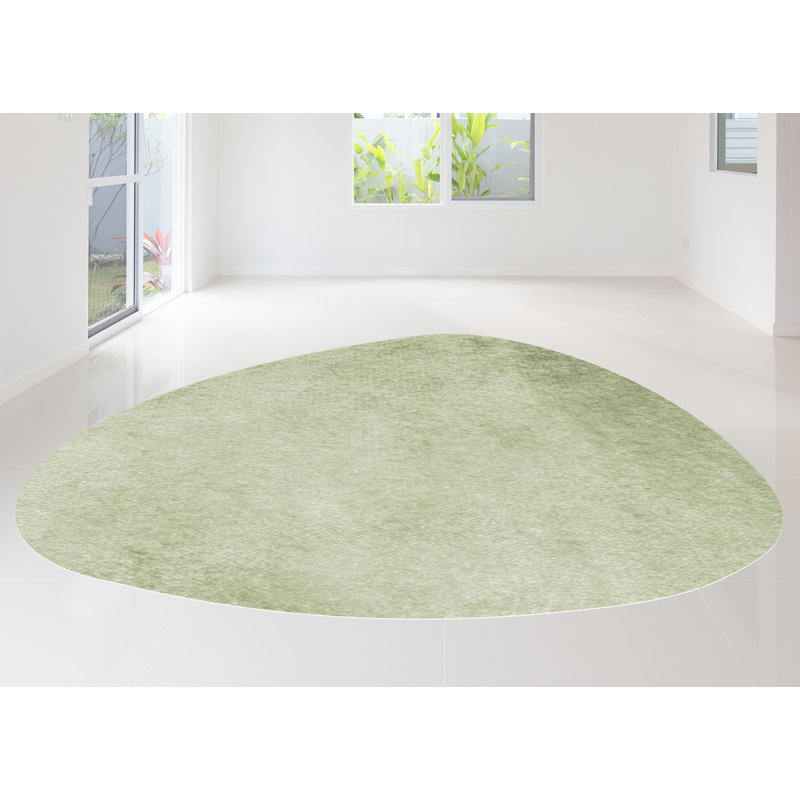 Sabelle Vinyl Machine Printed 99cm X 130cm Area Rug