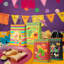 Sac de fête mexicain avec poignées, 24 sacs mexicains Fiesta / sacs en papier Fiesta