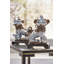 2 Piece Chinese Dogs Figurine Set
