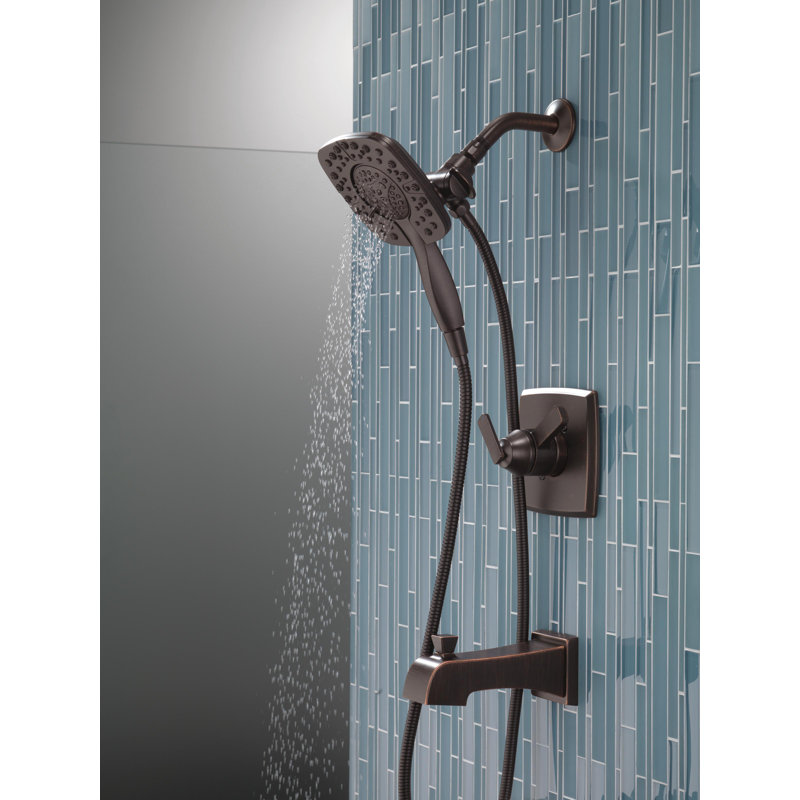 Ensemble de robinet de douche et baignoire à double fonction Ashlyn 17 Series, ensemble de garniture de poignée de douche In2ition