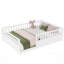 Lit au sol en bois avec barrière de haute sécurité Montessori, idéal pour la sécurité des enfants et un sommeil confortable-1198840998-1201307059