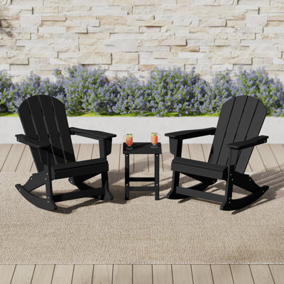 Laguna Rocking Outdoor Adirondack Chair With Table