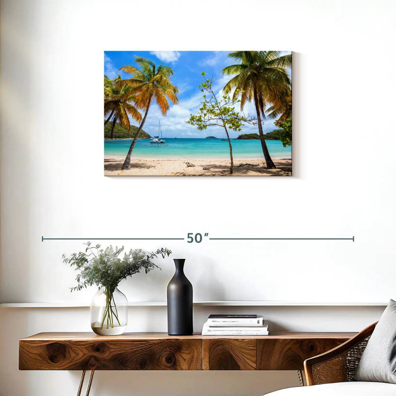 Plage Gillard Mayreau Island, H 20 po x l 30 po