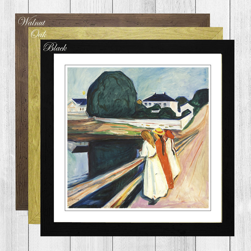 The Modern Eye by Edvard Munch - Framed Print, Black