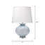 Lampe de table bleue 26,5 po Heirloom