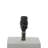 Vaughn Cement Stone Gray Table Lamp with Square Shade