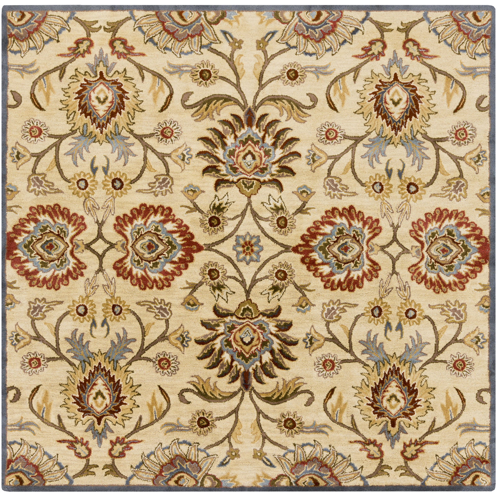 Arden Hand Tufted Wool Rug, Square 9'9"
