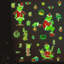 Glow In The Dark Christmas Wall Decal Green Luminous Christmas