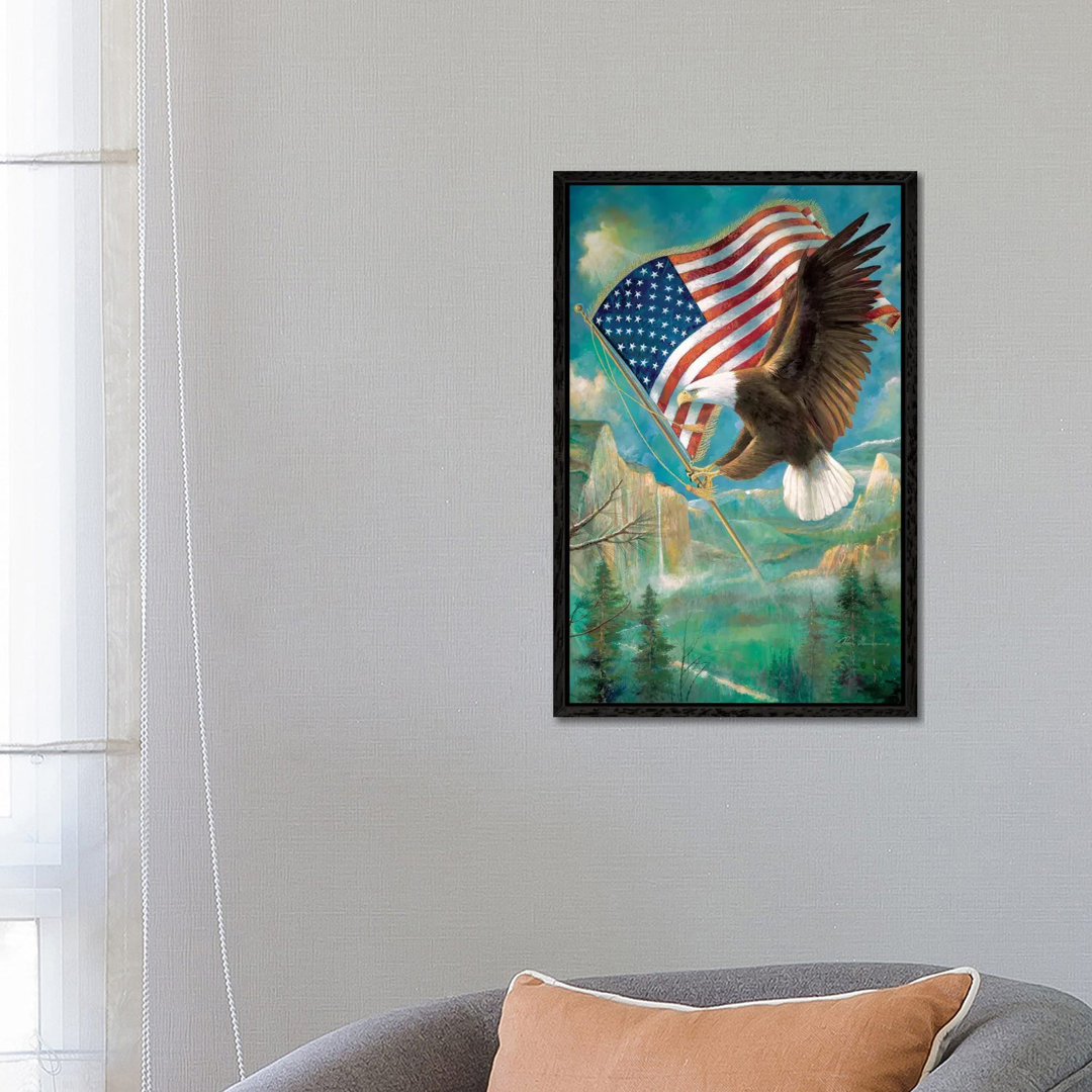 Pledge Of Allegiance von Ruane Manning - Galerie-verpackte Leinwand Giclée auf Leinwand