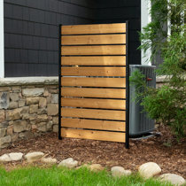 Panneau décoratif en métal pour clôture de jardin, intimité, intérieur et  extérieur Cercle 24 x 36 SilverVein -  Canada