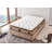 Luxury Hotel-Style Mattress, 63.0 x 79.0 x 11.8 Inches, Soft Knitted Fabric Cover, Single-Sided Padded, White & Brown | Perfect Comfort for Restful Sleep, Premium Quality for Home or Hospitality Use-798513290