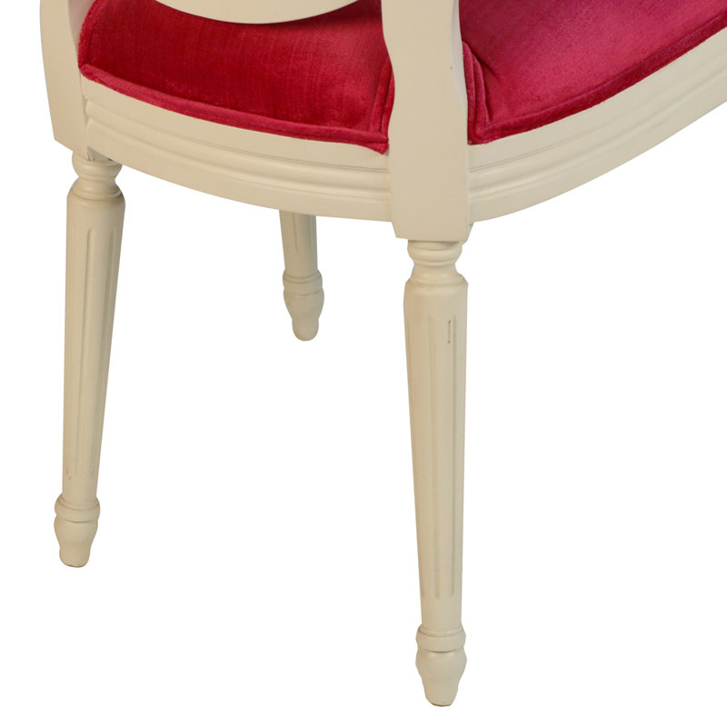 Largeur 19,5 po Leandro, Rose, Ivoire ivoire