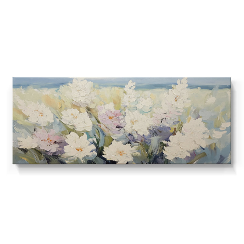 Botanical Series-CCV III - Toile tendue avec châssis - Prêt à être accroché, H 12 po x l 30 po