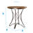Konieczny Round Metal Base Dining Table